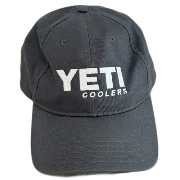 Yeti Coolers Cap Hat Unisex Adjustable Color Gray Logo Licensed Snap on Tools - Picture 10 of 10